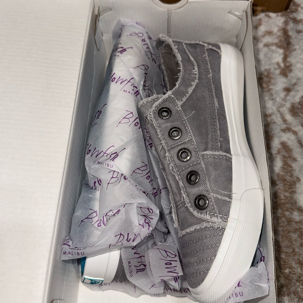 Blowfish Malibu Marley Gray Slip-On Sneakers - Picture 2 of 9